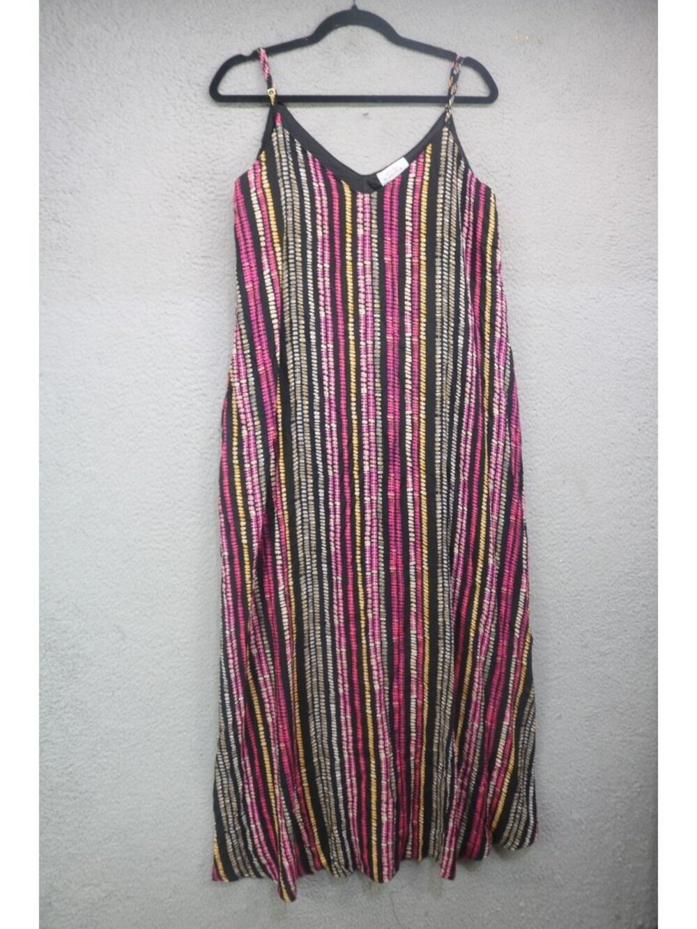 Emily Wonder Strappy Silky Maxi Dress-Small-NWT-Pockets-Boho-Whimsigoth